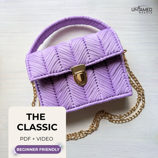 The Classic - Handbag Weaving (Pattern + Video Tutorial)