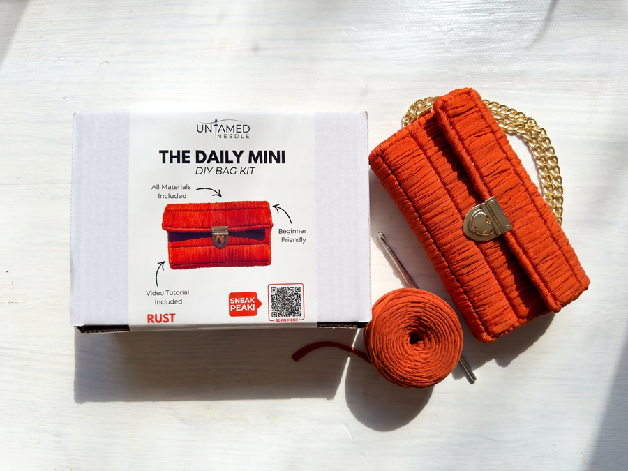 Make your own woven bag