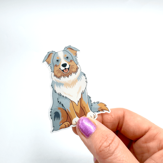 Australian Shepherd Sticker - Craft Designs By Kenz - Sticker