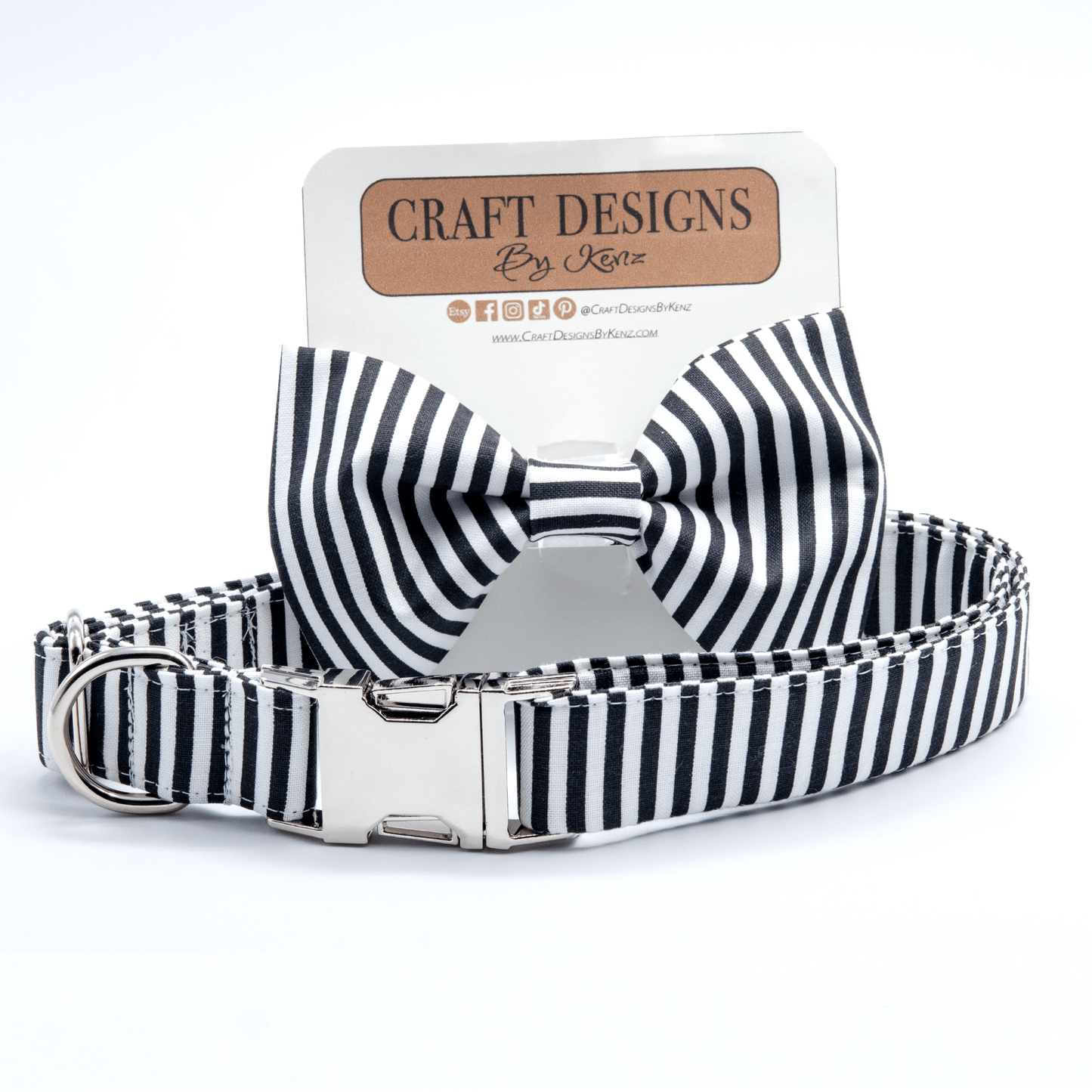 Black & White Collar - Craft Designs By Kenz - Collar - Collar Set