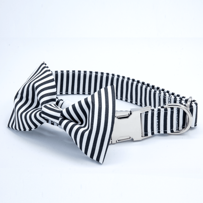 Black & White Collar - Craft Designs By Kenz - Collar & Bowtie - Collar Set