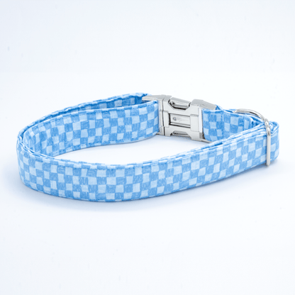 Blue Checkered Collar - Craft Designs By Kenz - Collar - Collar Set