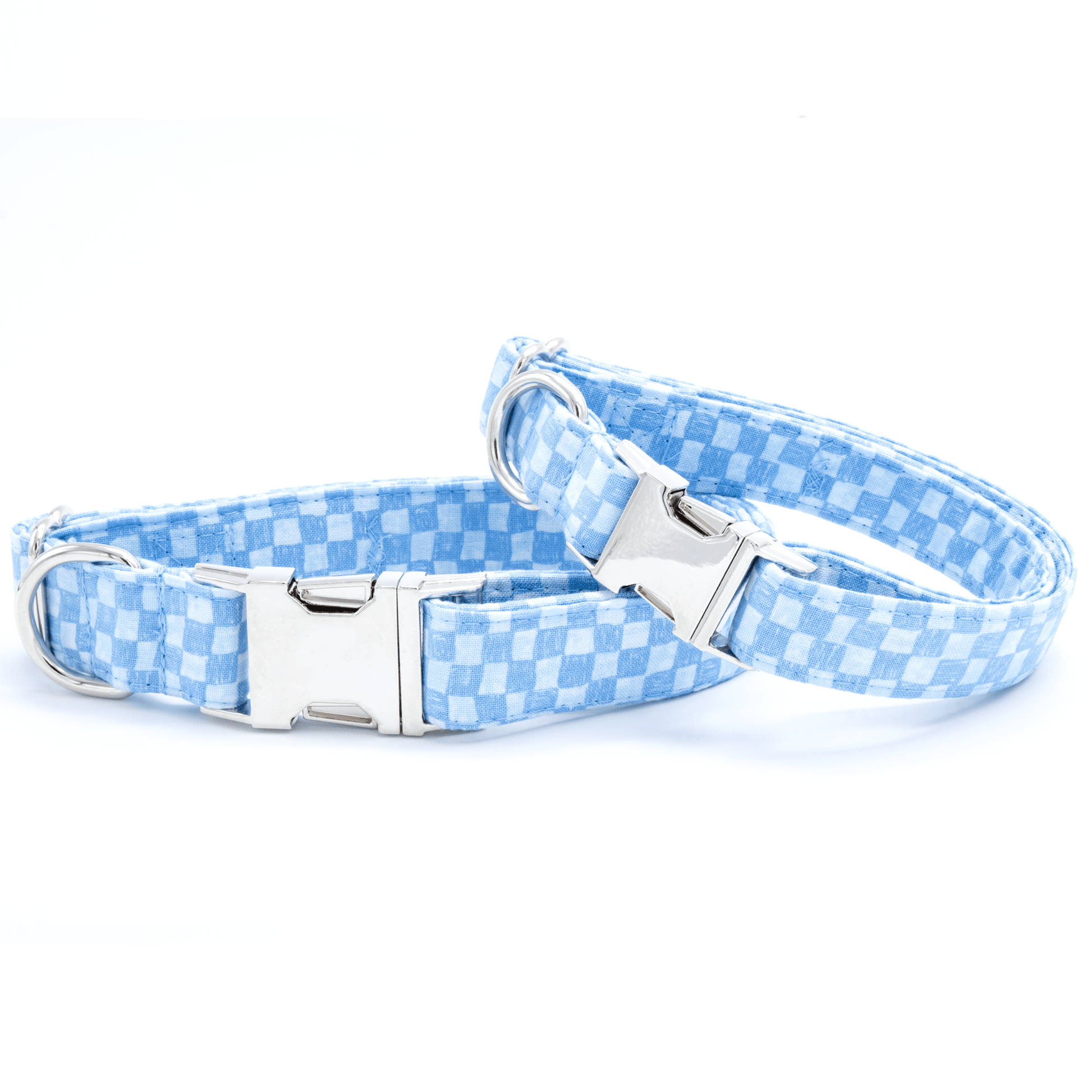Blue Checkered Collar - Craft Designs By Kenz - Collar - Collar Set