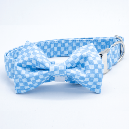 Blue Checkered Collar - Craft Designs By Kenz - Collar - Collar Set
