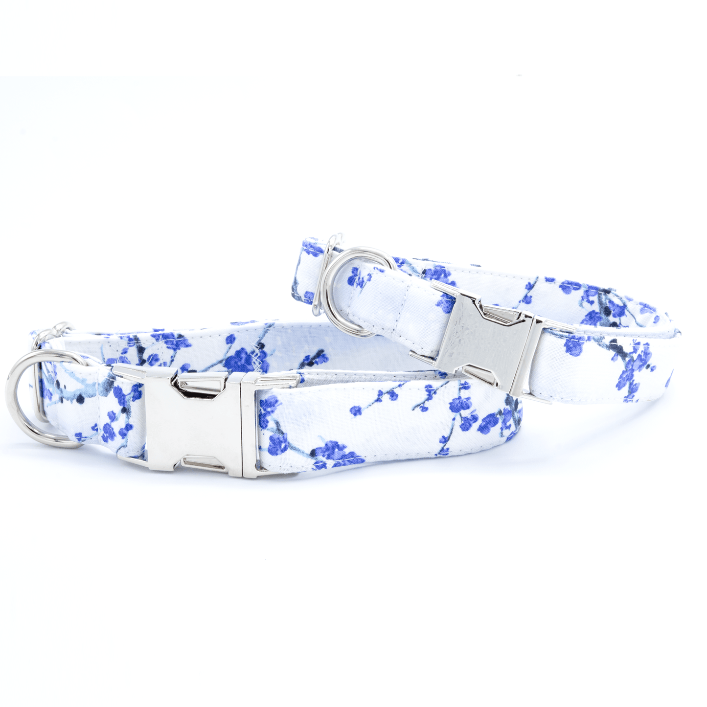 Blue Cherry Blossom Collar - Craft Designs By Kenz - Collar - Collar Set