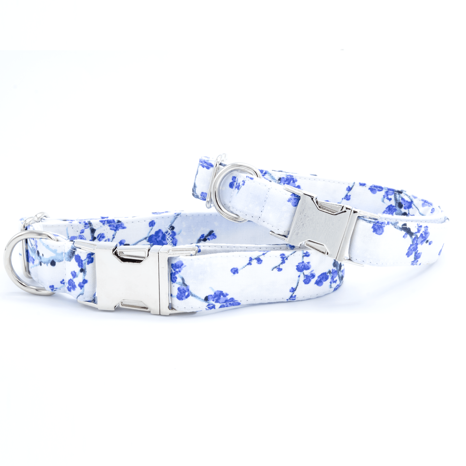 Blue Cherry Blossom Collar - Craft Designs By Kenz - Collar - Collar Set