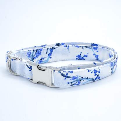 Blue Cherry Blossom Collar - Craft Designs By Kenz - Collar - Collar Set