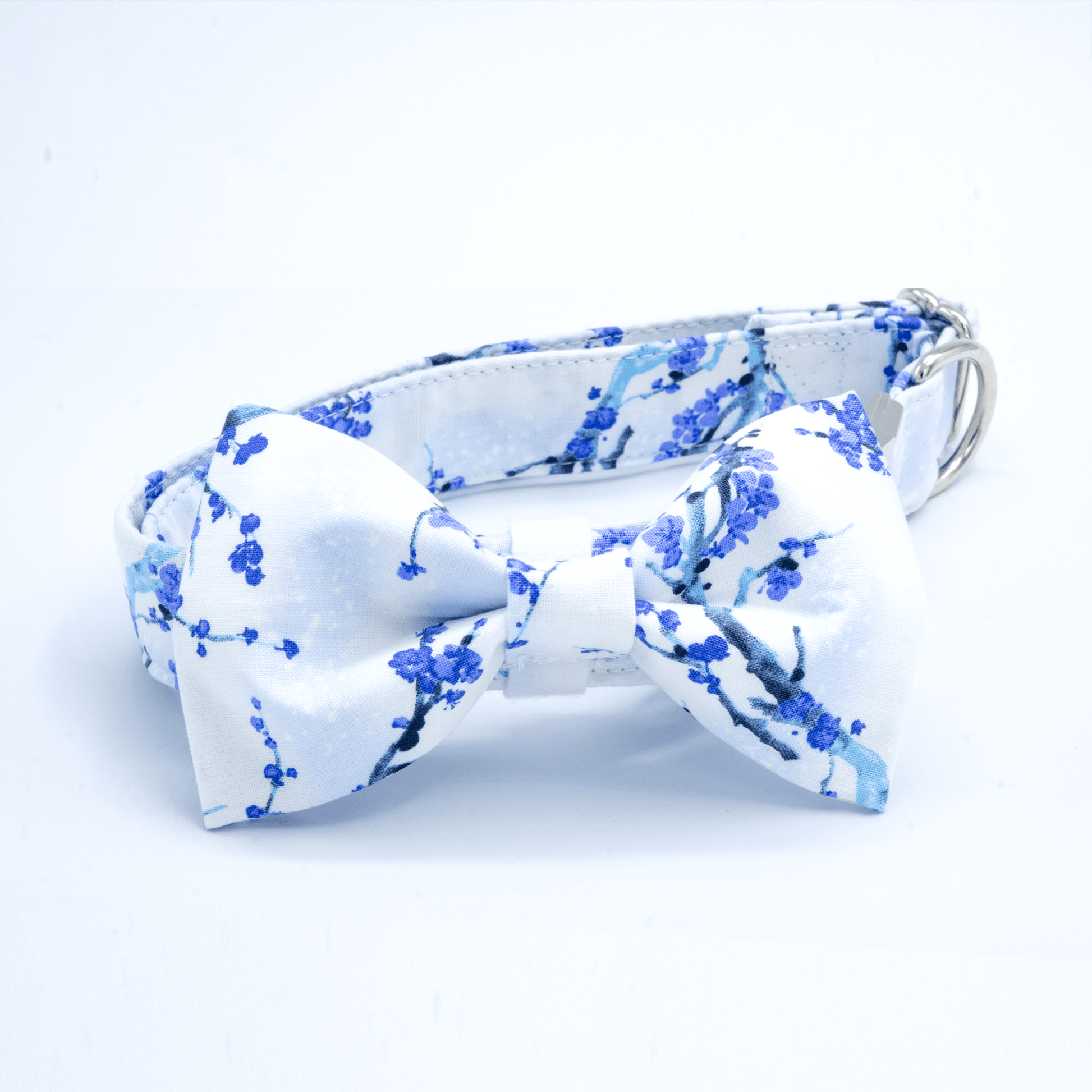 Blue Cherry Blossom Collar - Craft Designs By Kenz - Collar - Collar Set