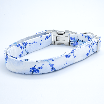 Blue Cherry Blossom Collar - Craft Designs By Kenz - Collar - Collar Set