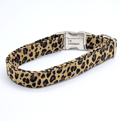 Cheetah Print Collar - Craft Designs By Kenz - Bowtie - Collar Set