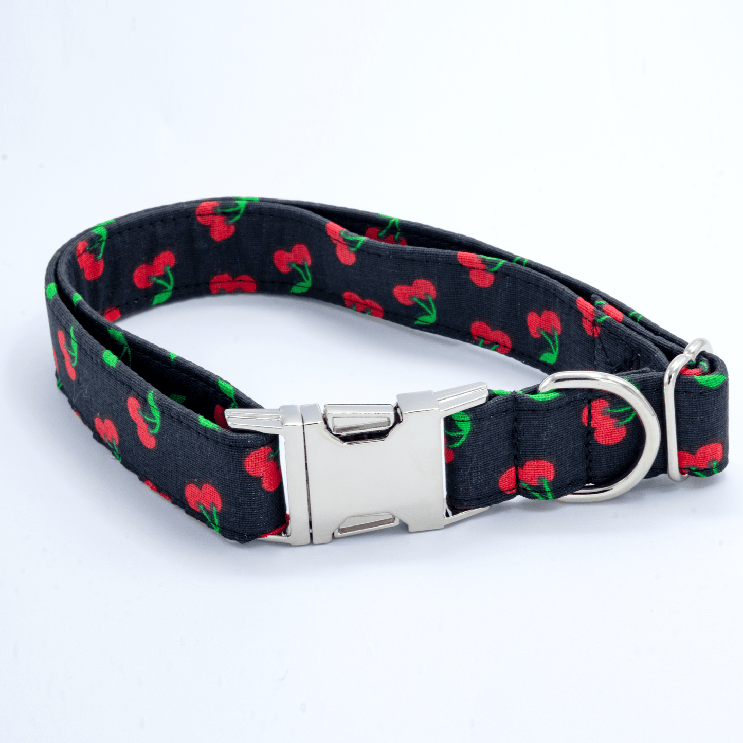 Cherry Dog Collar - Craft Designs By Kenz - Bowtie - Personalized Pet Collar