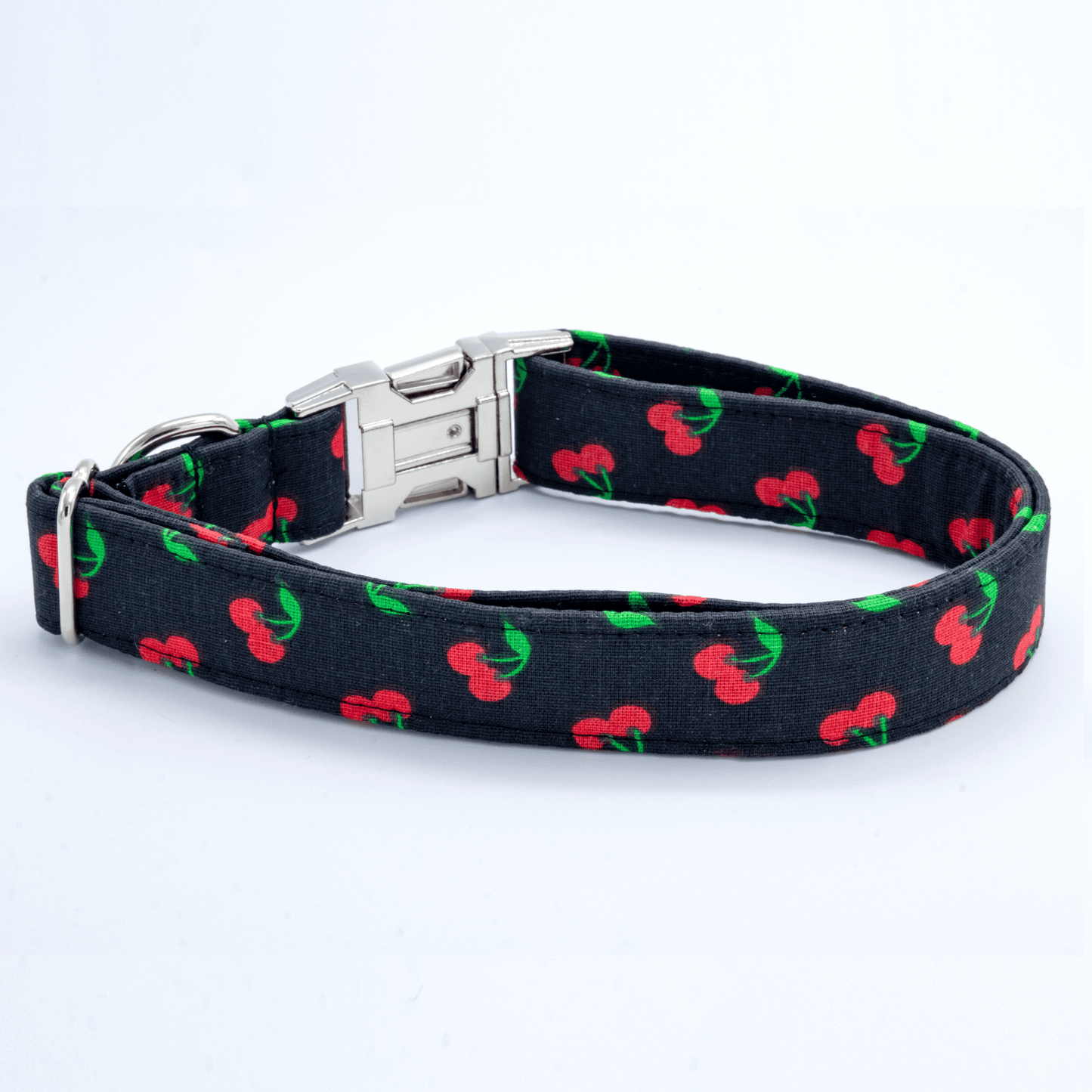 Cherry Dog Collar - Craft Designs By Kenz - Bowtie - Personalized Pet Collar