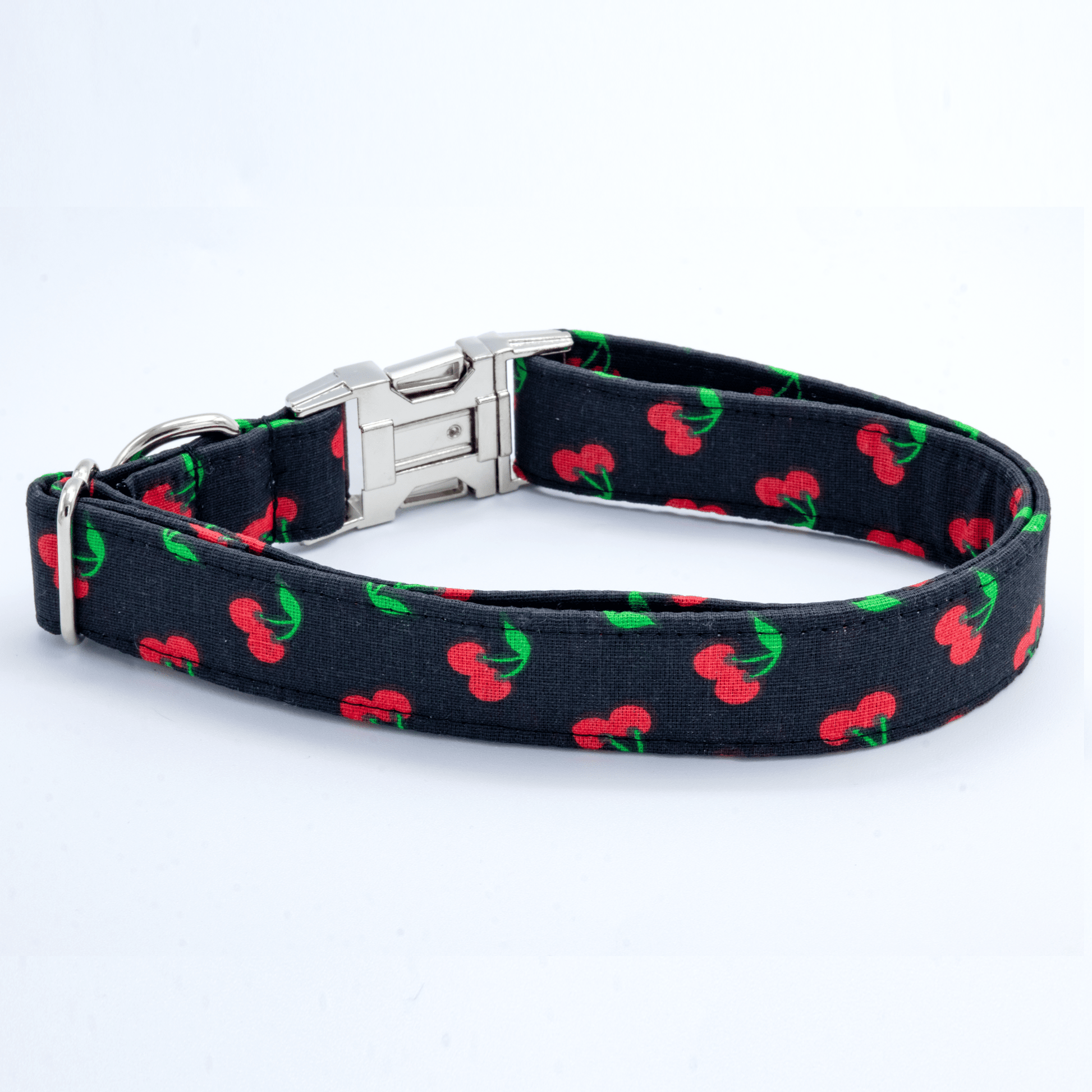 Cherry Dog Collar - Craft Designs By Kenz - Bowtie - Personalized Pet Collar