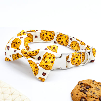 Chocolate Chip Cookie Collar - Craft Designs By Kenz - Collar and Bowtie - Collar Set