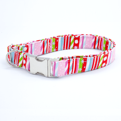 Christmas Striped Collar - Craft Designs By Kenz - Collar - Collar Set