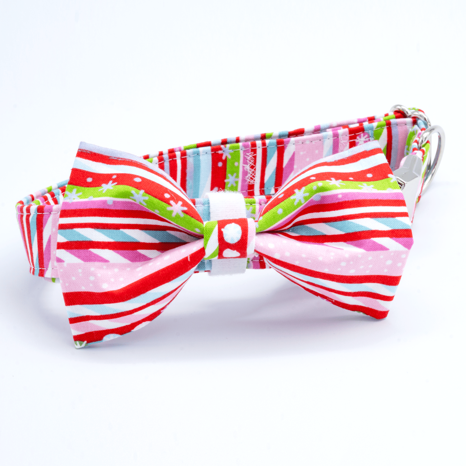 Christmas Striped Collar - Craft Designs By Kenz - Collar and Bowtie - Collar Set