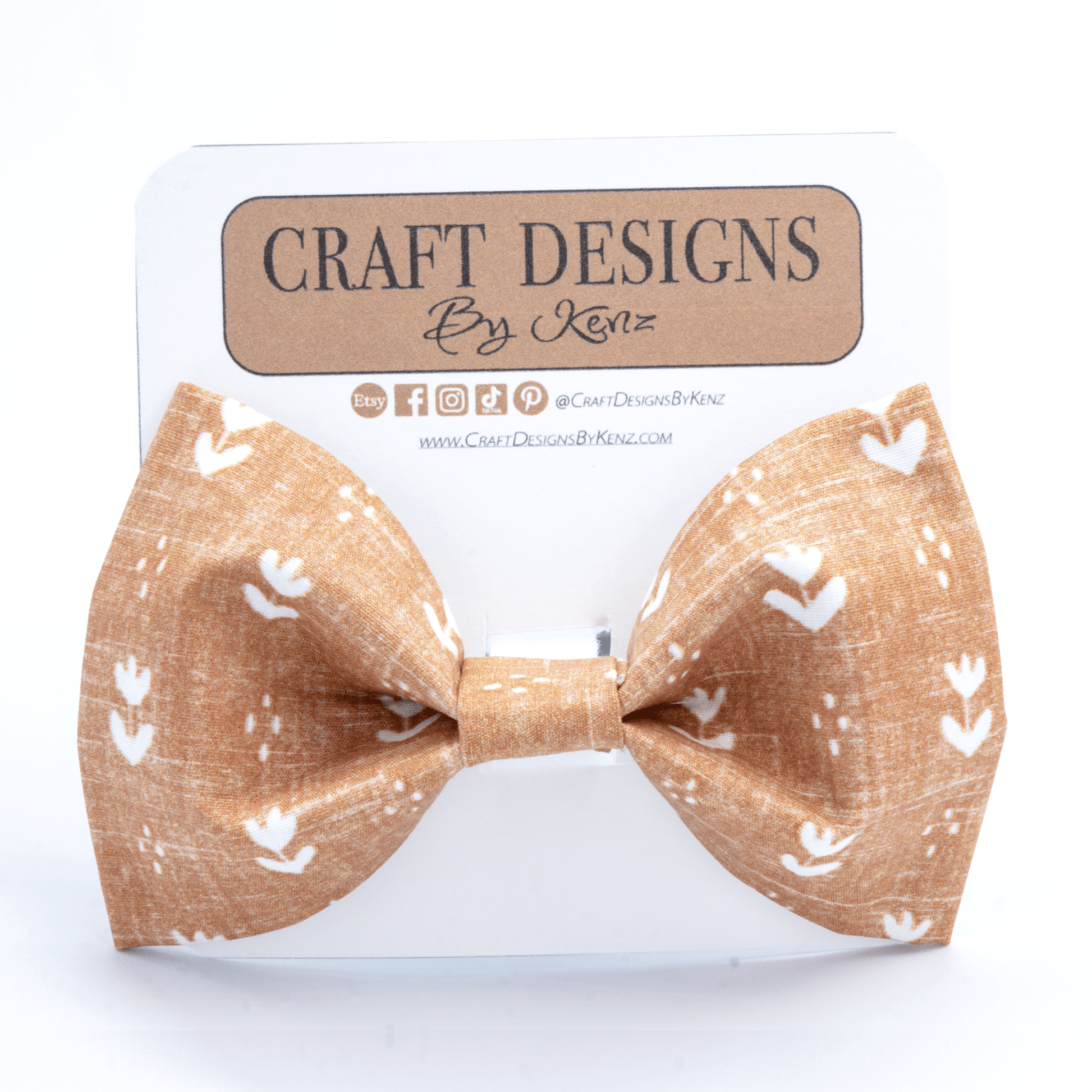 Cottage Collar - Craft Designs By Kenz - Bowtie - Personalized Pet Collar