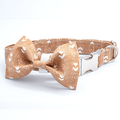 Cottage Collar - Craft Designs By Kenz - Collar and Bowtie - Personalized Pet Collar