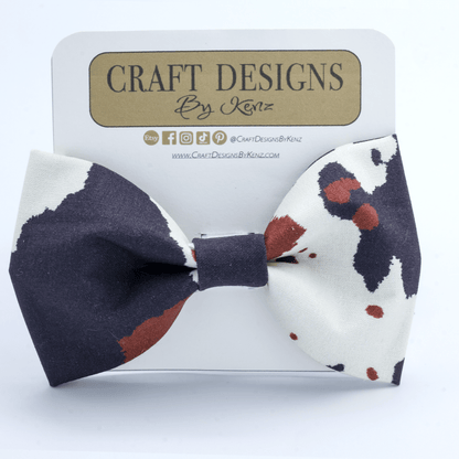 Cowboy Dog Collar - Craft Designs By Kenz - Bowtie - Personalized Pet Collar