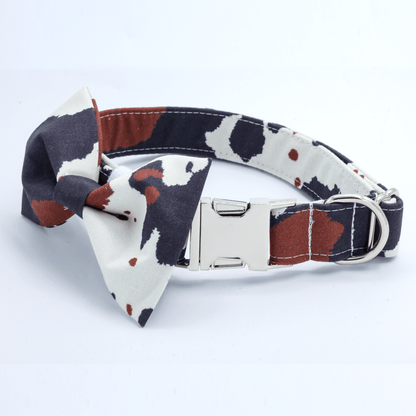 Cowboy Dog Collar - Craft Designs By Kenz - Collar and Bowtie - Personalized Pet Collar