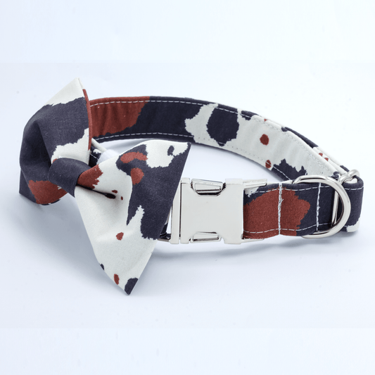 Cowboy Dog Collar - Craft Designs By Kenz - Collar and Bowtie - Personalized Pet Collar