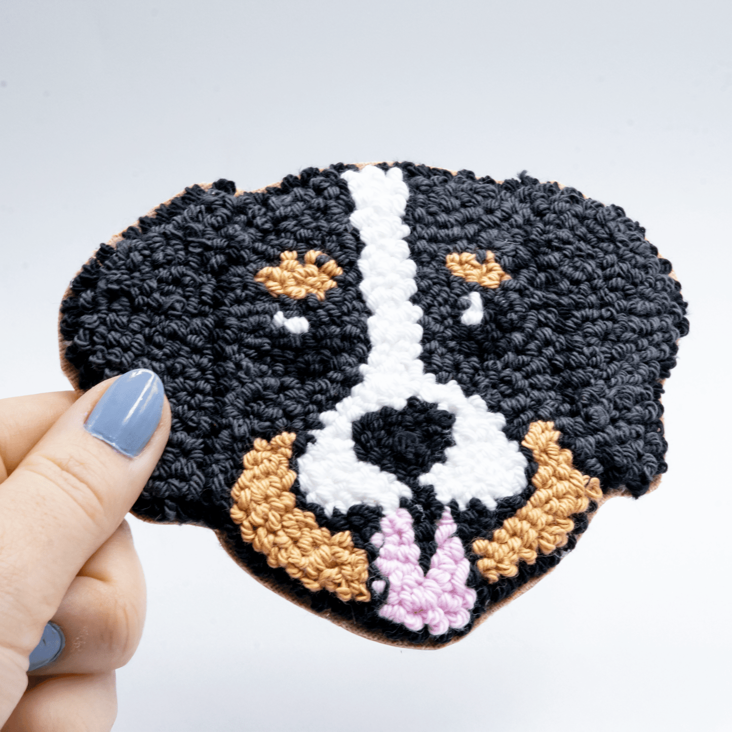 Dog Coasters - Craft Designs By Kenz - Bernese Mountain Dog - Mug Rug