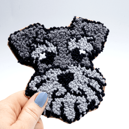 Dog Coasters - Craft Designs By Kenz - Schnauzer - Mug Rug