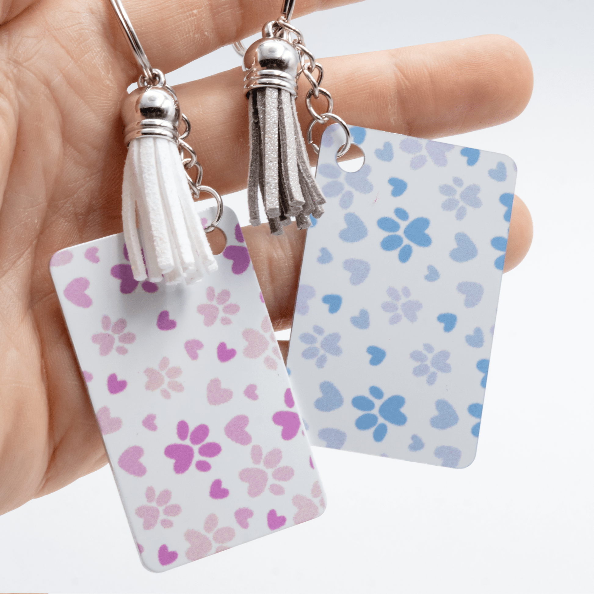 Dog Ears Keychain - Craft Designs By Kenz - Pink - Personalized Tote Bag