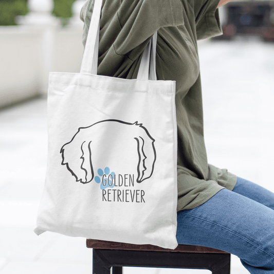 Dog Ears Tote Bag - Craft Designs By Kenz - Australian Cattle Dog - Personalized Tote Bag