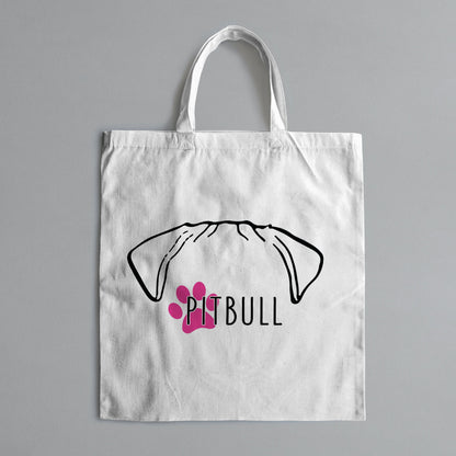 Dog Ears Tote Bag - Craft Designs By Kenz - Australian Cattle Dog - Personalized Tote Bag