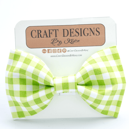 Easter Green Collar - Craft Designs By Kenz - Bowtie - Collar Set