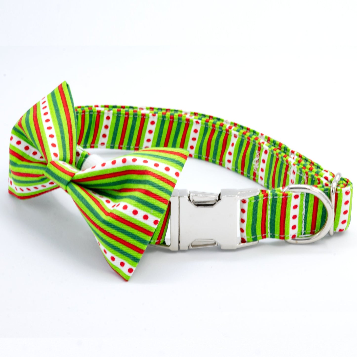 Elf Dog Collar - Craft Designs By Kenz - Collar and Bowtie - Collar Set