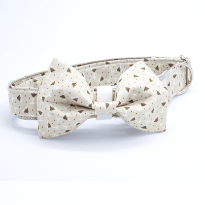 Espresso Martini Collar - Craft Designs By Kenz - Bowtie - Personalized Pet Collar
