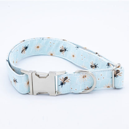 Flowers and Bees Collar Set - Craft Designs By Kenz - XS - Collar Set
