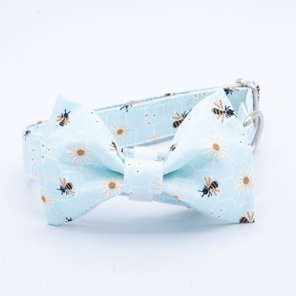 Flowers and Bees Collar Set - Craft Designs By Kenz - XS - Collar Set