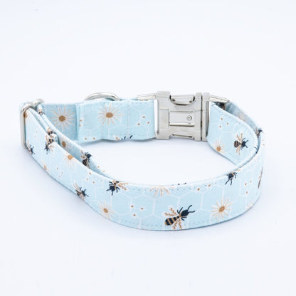 Flowers and Bees Collar Set - Craft Designs By Kenz - XS - Collar Set