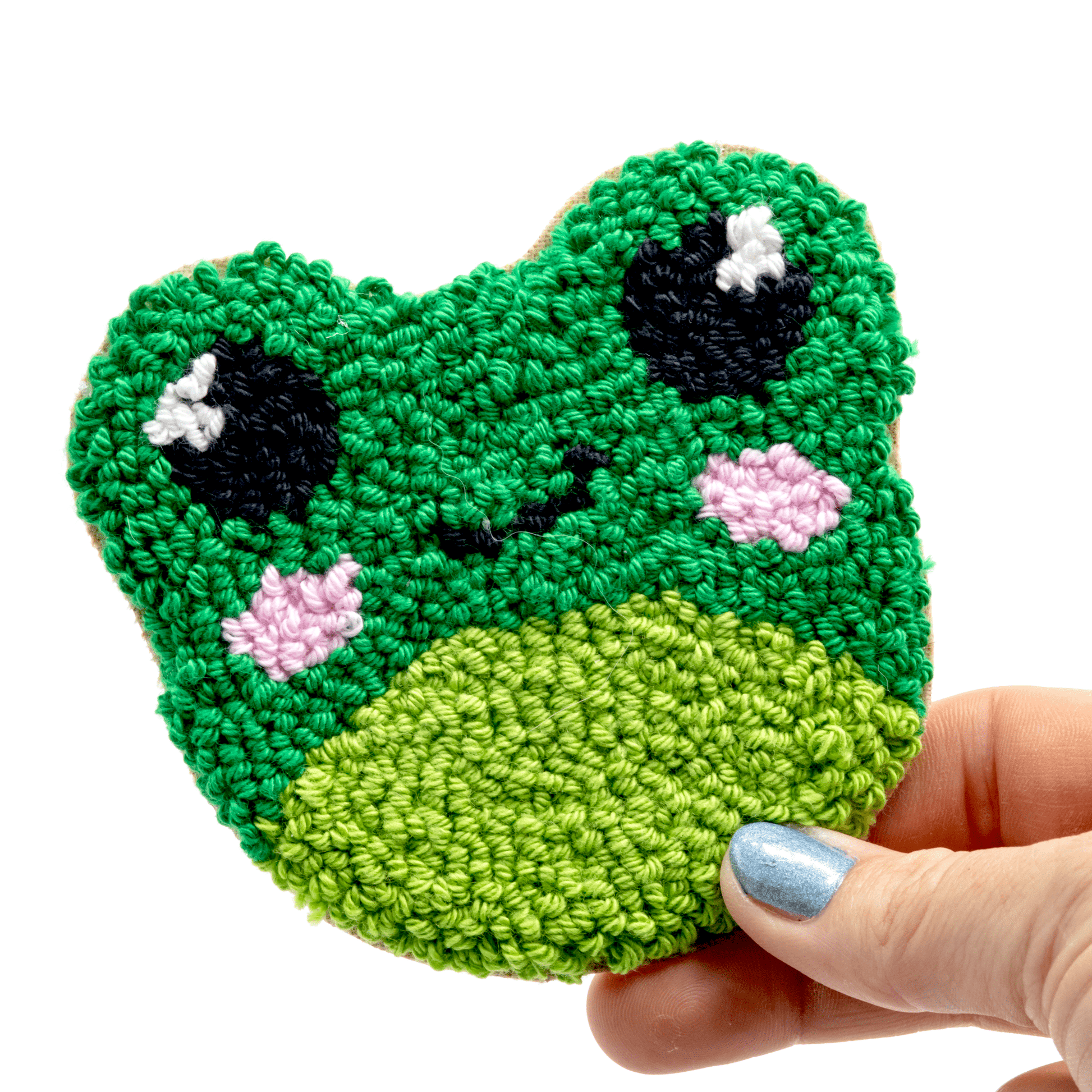 Frog Coaster - Craft Designs By Kenz - Mug Rug