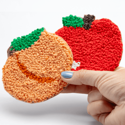 Fruit Coasters - Craft Designs By Kenz - Apples - Mug Rug