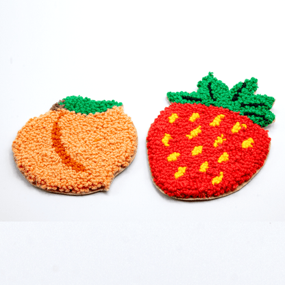 Fruit Coasters - Craft Designs By Kenz - Watermelon - Mug Rug