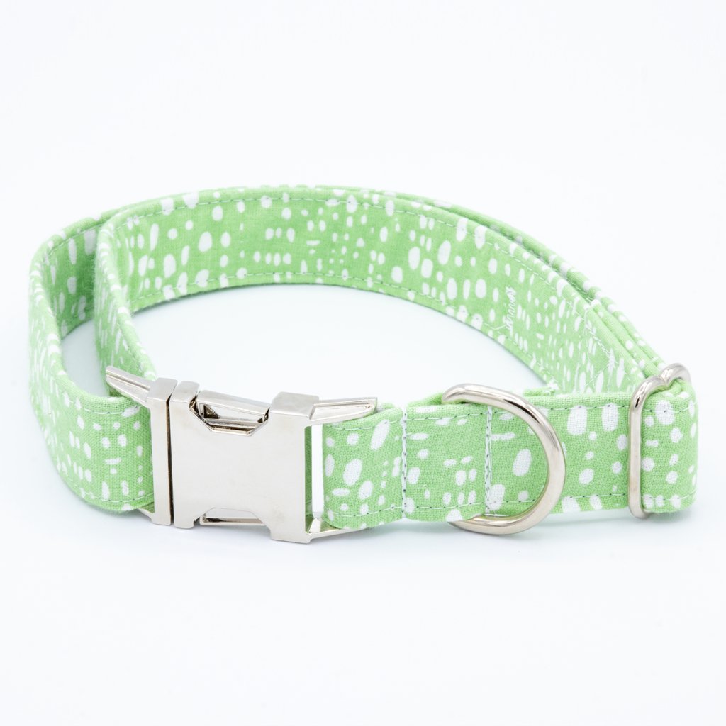Polka Dots Collar Set - Craft Designs By Kenz - XS - Personalized Pet Collar