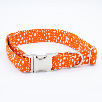Polka Dots Collar Set - Craft Designs By Kenz - XS - Personalized Pet Collar