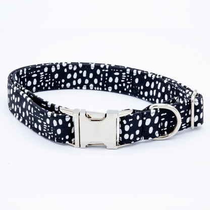 Polka Dots Collar Set - Craft Designs By Kenz - XS - Personalized Pet Collar