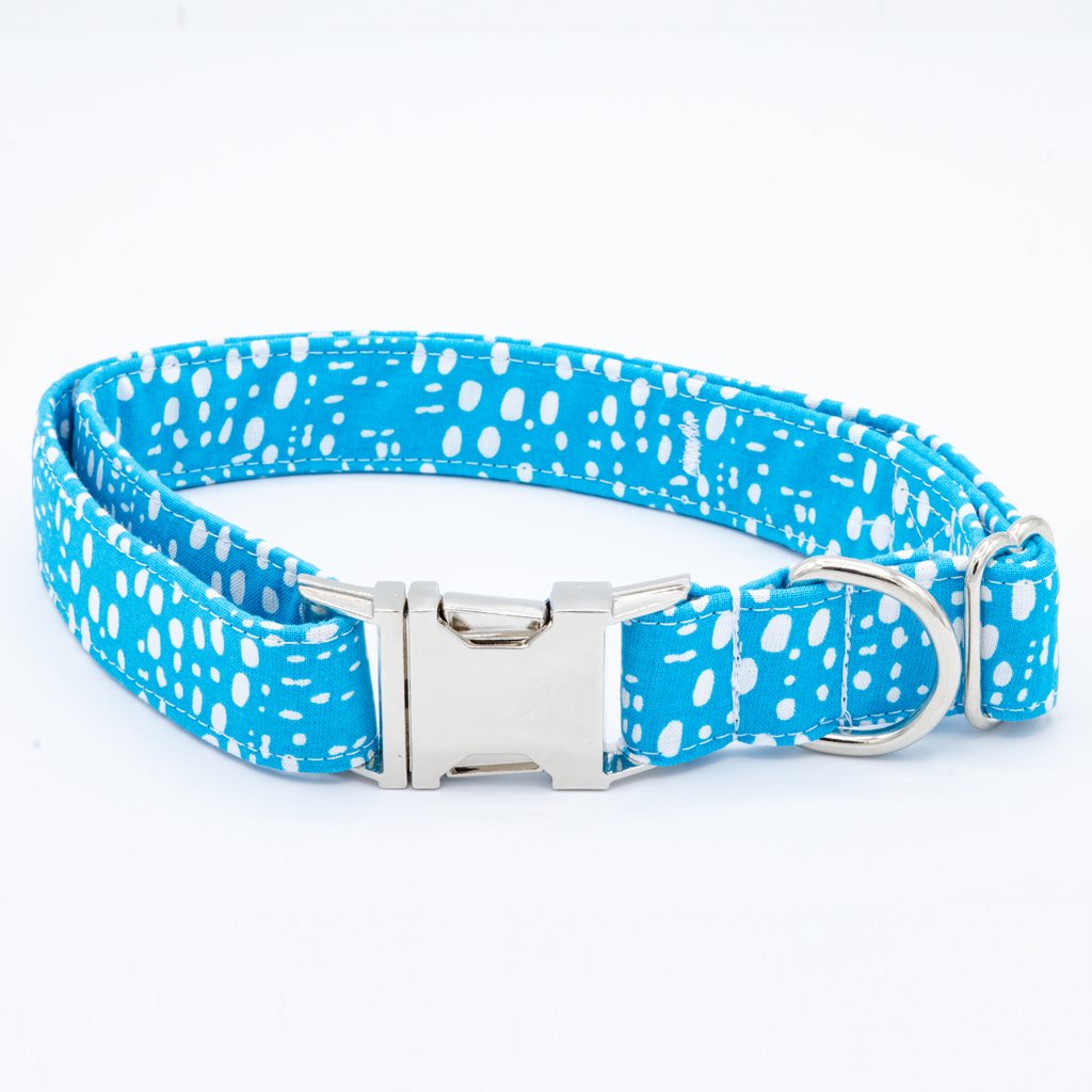 Polka Dots Collar Set - Craft Designs By Kenz - XS - Personalized Pet Collar