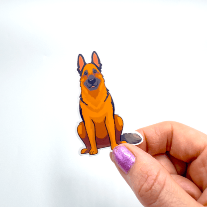 German Shepherd Sticker - Craft Designs By Kenz - Sticker