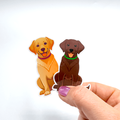 Golden Labrador Sticker - Craft Designs By Kenz - Sticker