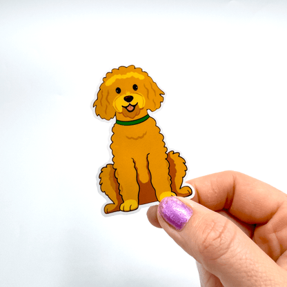Goldendoodle Sticker - Craft Designs By Kenz - Sticker