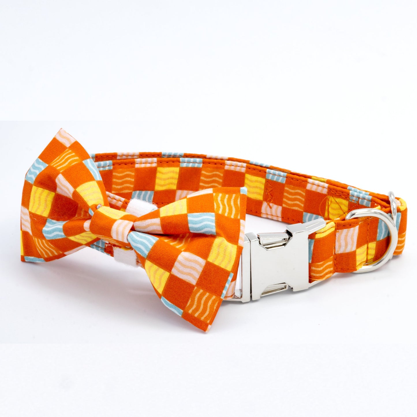 Groovy Orange Collar - Craft Designs By Kenz - Collar and Bowtie - Collar Set
