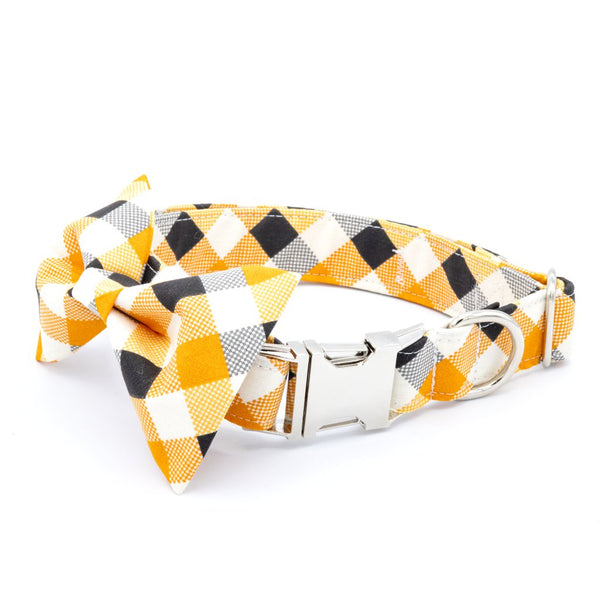Halloween Checks Collar Set