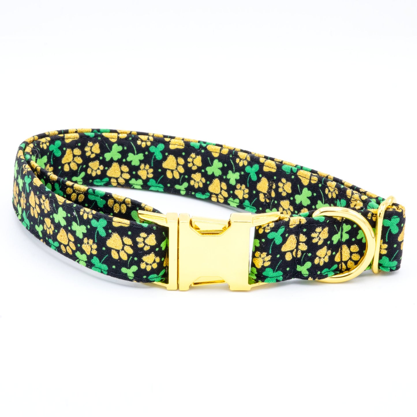 Lucky Paws Collar - St Patricks Dog Collar - Craft Designs By Kenz - XS - Collar Set