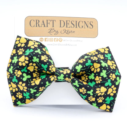 Lucky Paws Collar - St Patricks Dog Collar - Craft Designs By Kenz - XS - Collar Set